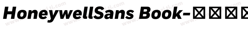 HoneywellSans Book字体转换